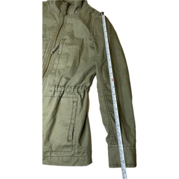 MADEWELL Fleet Utility Military Desert Olive Green Womens Jacket XS - Picture 10 of 11